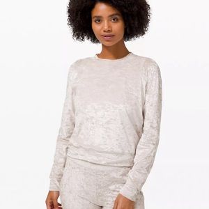 Warm Down Velour Pullover LIKE NEW